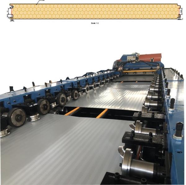 Machine de formage de feuilles de panneau sandwich