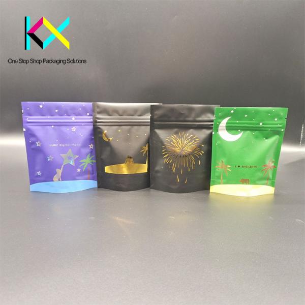 Hot Stamping Custom Food Packaging Bags Moisture Proof Aluminium Foil Standing Pouch