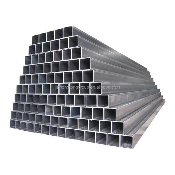 Rectangular Section Shape Hot Dipped Galvanized SHS 40x40 Square Tube Corrugated Steel Pipe with Plastic Pipe Cap