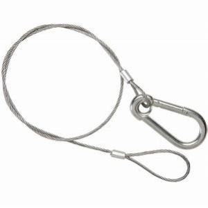Wire rope safety cable/safety bonds