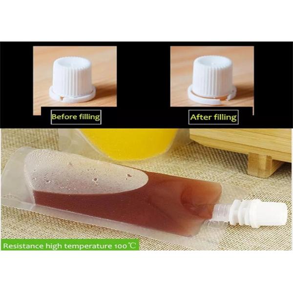 Качество еды стоит вверх мешок Spout пластикового напитка жидкостный для напитка сока молока вина