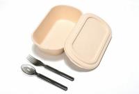 Recipiente de alimento de bambu biodegradável da polpa Microwaveable com segurança da tampa
