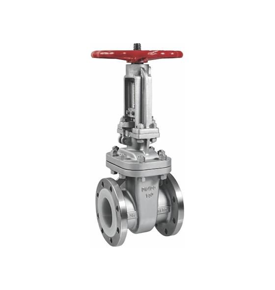 Manual Operated CF8 Stainless Steel Gate Valve Medium Temperature