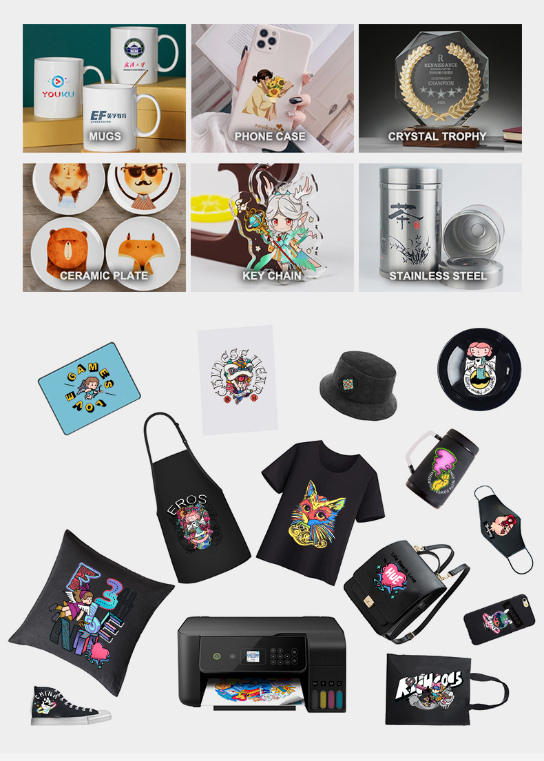 Fcolor China Factory Dye Sublimation Paper Roll Printed Transfer Sublimation Paper100g