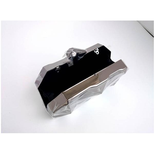 New metal diamond fashion clutch bag dinner diagonal portable shoulder bag woman packet will