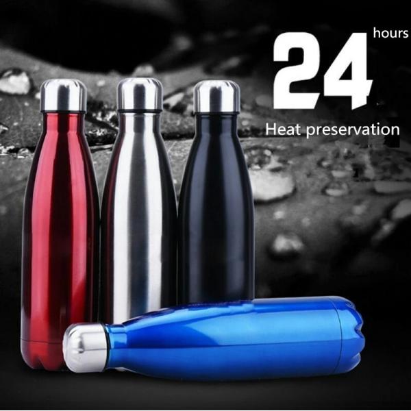 350ml - 1000ml Stainless Steel Drink Bottles Vacuum Flask Water Bottle For Travel