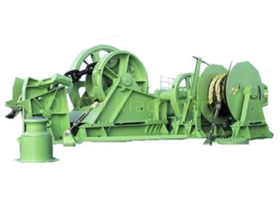 Low Noise Marine Deck Winches , Double Drum Winch Low Power Consumption