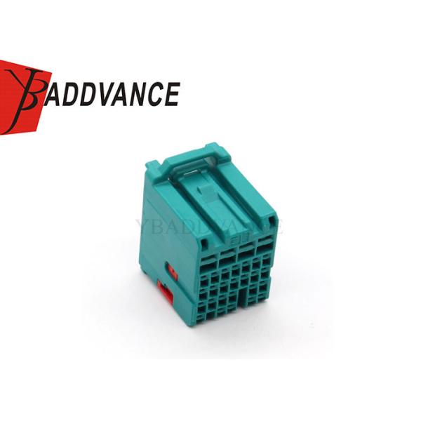 Снабжение жилищем 28 контактных разъемов голубого цвета пластиковое электрическое PBT женское для кабеля