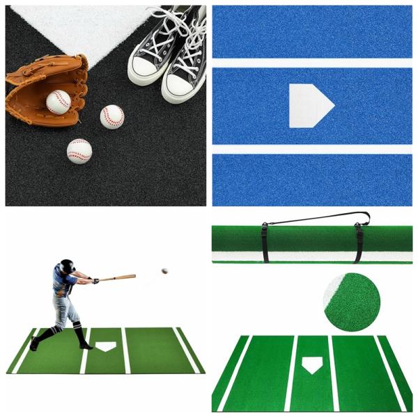 Commercial 5ft*8ft Durable Artificial Grass Baseball Batting Mat for Outdoor Practice