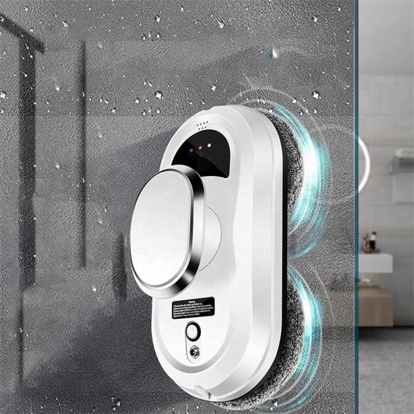 Household App-Controlled Rise Window Cleaning Robot for Indoor/Outdoor Glass Cleaning