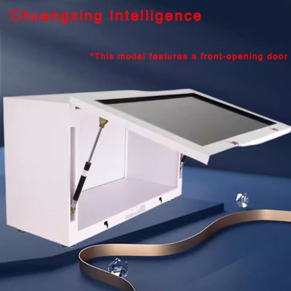 27 inch new design lcd transparent screen display price box touch screen