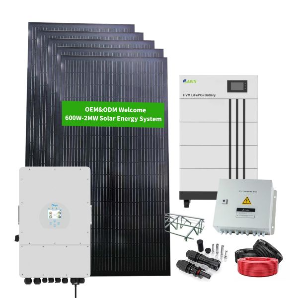 Hot Sale Solar System 5KW Use Hybrid Solar Power Energy Storage System 5KVA Complete Set Solar Panels Energy