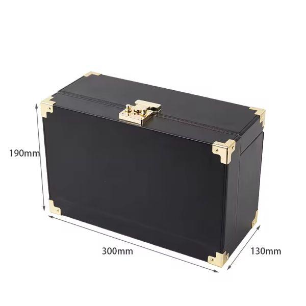 Custom Logo PU Leather Perfume Gift Box with EVA Lining for Luxury Storage & Display