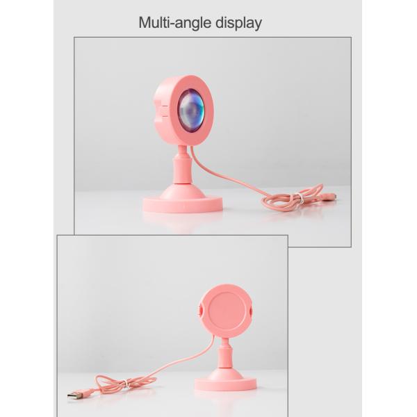 Современный мини свет репроектора захода солнца радуги СИД ABS PMMA