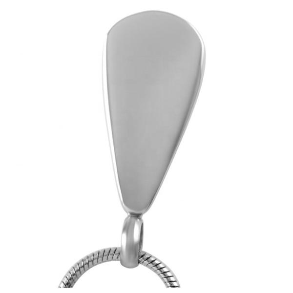Water Drop Design Decoration Pendant Cremation Urn for Ashes Plating 18K Gold Plated