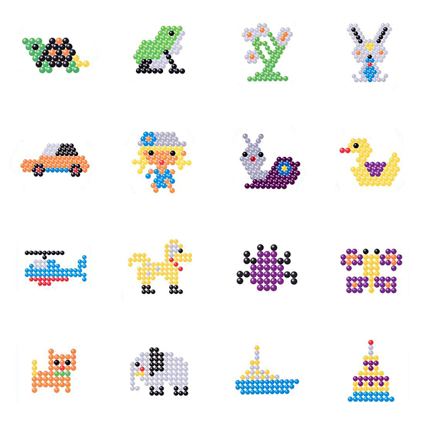 Arts And Crafts Water Spray Sticky Beads Kit DIY Jewel Educational 460 Pcs