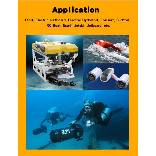 Электрический двигатель 24V наивысшей мощности водоустойчивый для шлюпки доски RC двигателя