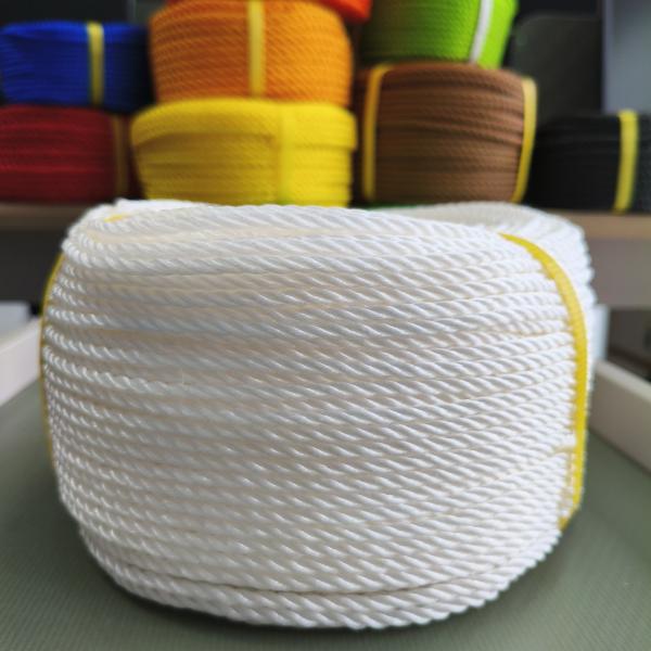 3 Strand Twisted Polyethylene Rope 10 12 14 mm * 220 m Fishing Marine PE Rope Boat Rope Durable Saltwater Resistant