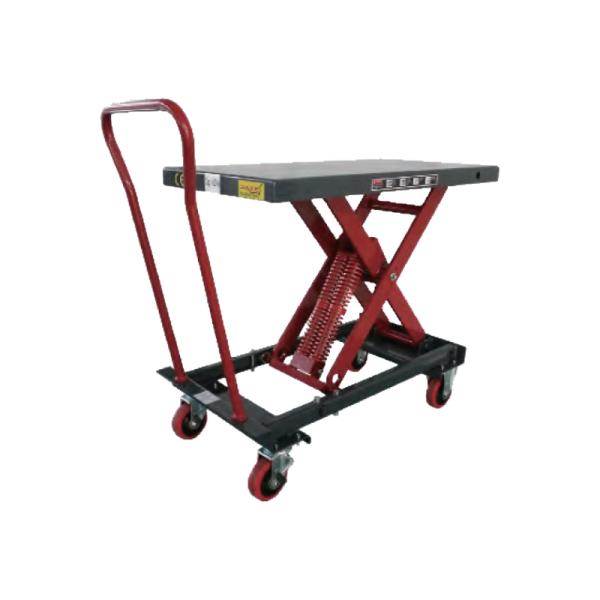 Warehouse Mobile Lift Table Scissor Platform 500 Lbs Powder Coated Steel