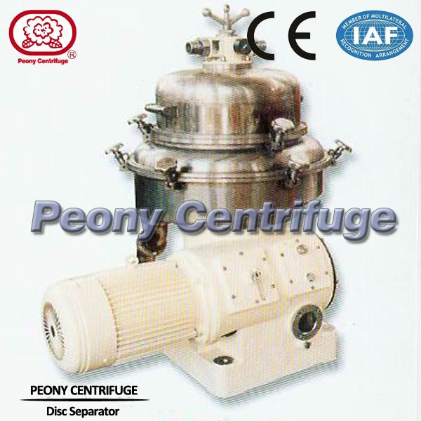 Automatic Part Discharging 2 Phase Dairy / Milk Clarifying Disc Separator For Clarifying Milk