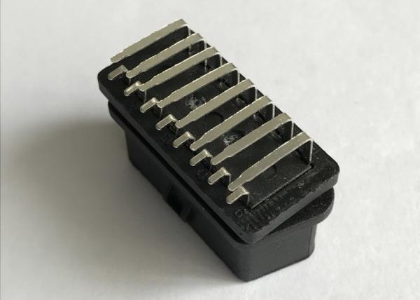 16 Pin J1962 OBD2 OBDII Female Connector with Right Angle 90 Degree Pins