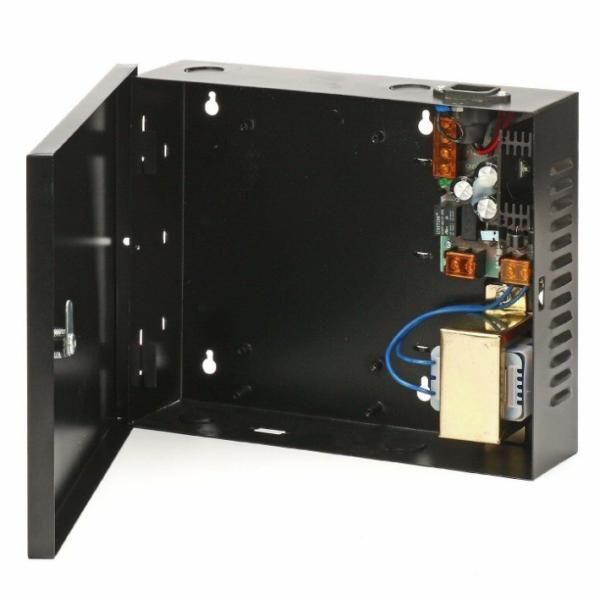 100-240VAC 50/60Hz 12V 5A 60W Black Access Control Power Supply for Doors Access Control Panel