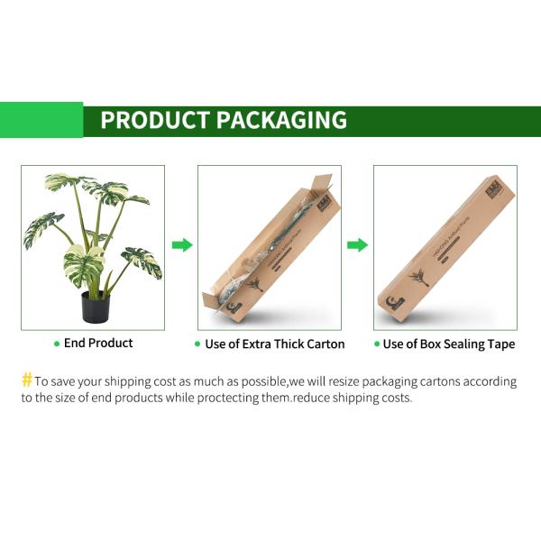 80cm Artificial Monstera Potted Plant No Nursing Low Maintenance