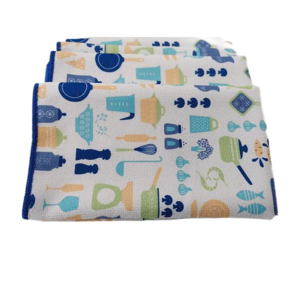 Plain Printed  Microfiber Cleaning Cloths Microfiber Towels  40x60cm