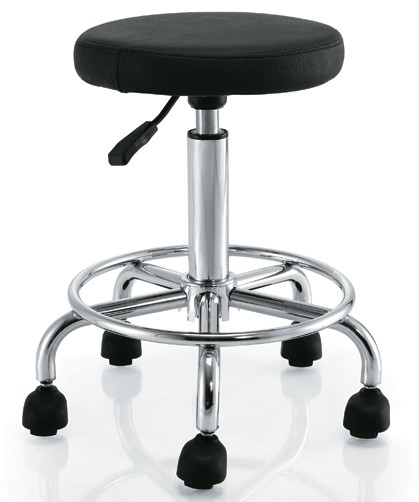 Beauty Salon Rolling Chair For Hair Cutting , Swivel Counter Stools Gas Pump