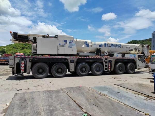 2012 Vente Terex 350 tonnes grue de camion avec cinq bras grue Jib et Benz double système de moteur