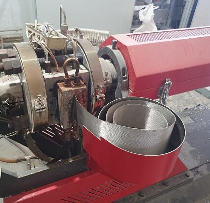 Continuous Stainless Steel Filter Belt for PP Melt Filtration Extrusion Line