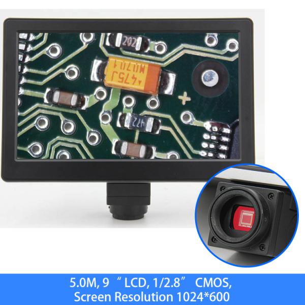 OPTO-EDU portátil A36.1502 0.7x - microscopio de 4.5x Digitaces LCD