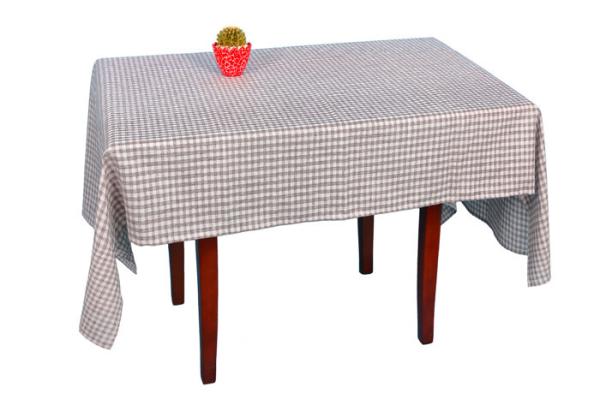 No Humid Checkered Table Cloth 86% Cotton Fabric 12x18 14x20 Inch Sizes
