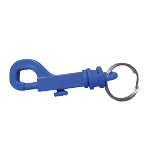 Голубая пластиковая ключевая нагрузка держателя не расклассифицировала» общая длина 2-5/8 для ключей владением