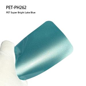 PET-PH262 PET Super Bright Lake Blue Pvc Protection Film For Car