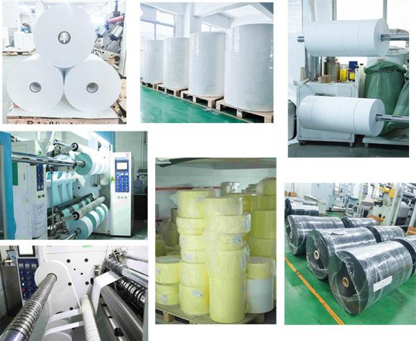 Printing Waterproof Vinyl Label Material for Drink and Beverage in Unprinted Design