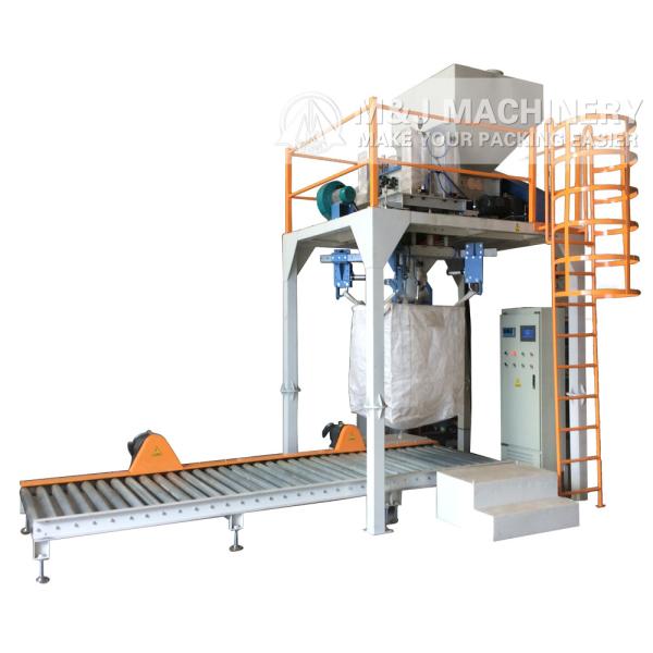 Easy Operating PLC System 1 Ton Cement Big Bag Filling Machine for accuracy Filling