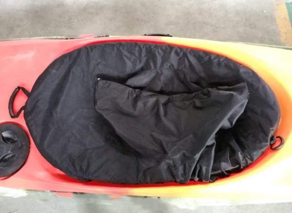 Universal Ocean Kayak Accessories Waterproof  Nylon Coated Black Kayak Skirts