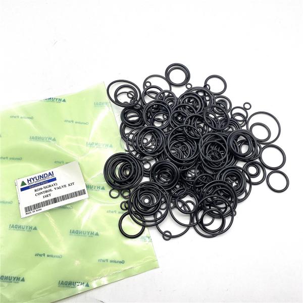 Nitrile Rubber Mechanical Seal Kit , R210-7 Valve Hyundai Excavator Spare Parts