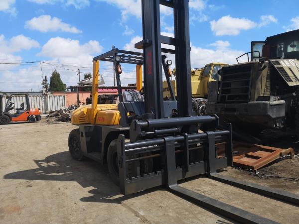 Used 2010year Japan TCM FD70Z8 Diesel Forklift Truck , Used 7ton TCM manual forklift Selling in China
