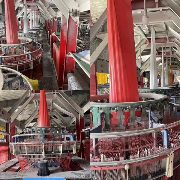 Used Middle Six Shuttle Circular Loom For FIBC Bags Woven Bags