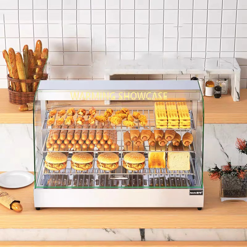 Cheap Commercial Hot Electric Warming Cabinet Showcase Food Display Warmer