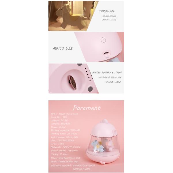 ODM OEM веселый идет круглая батарея AAA света ночи для спальни