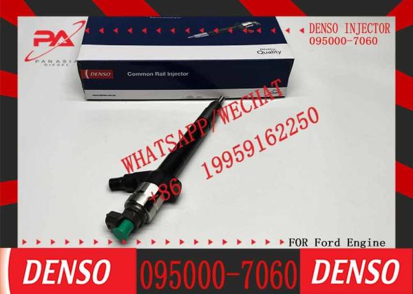 Inyector de diesel 0950007060 6C1Q-9K546-BC Inyector de tren común 095000-7060 Para el tránsito F0RD 2.2 2.4 Tdci