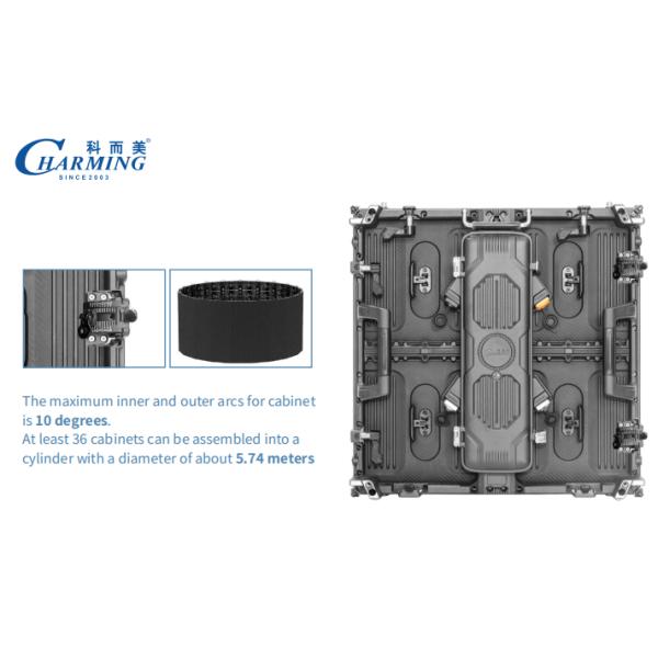 P2.6 P2.98 P3.91 IP65 Outdoor LED Video Wall Cabinet 7680Hz Refresh