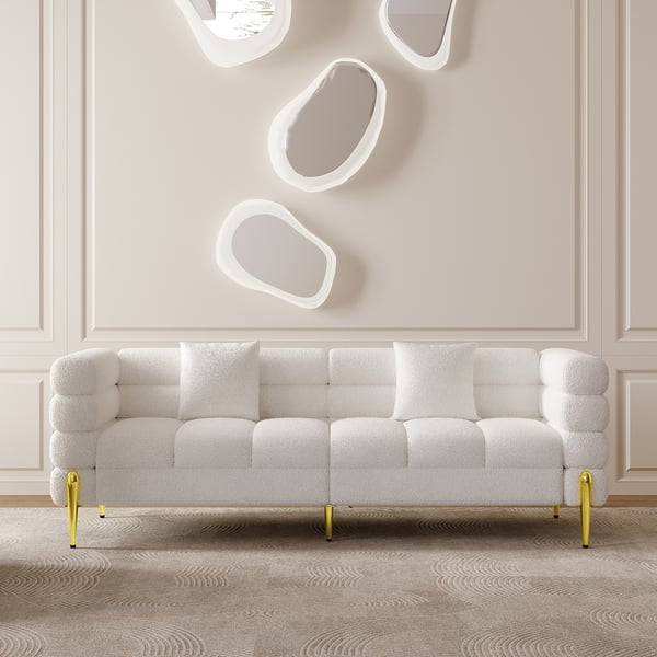 Luxury Living Room Sofa Set Fabric Velvet Sofas Modern Sectional Cover Couch Recliner