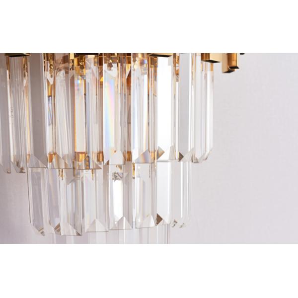 Modern Goldmetal Luxury Wall Lamp Indoor Iron Crystal Wall Lamp