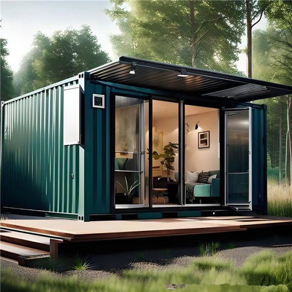 Hot Dip Galvanized Eco Friendly High-strength Steel Prefab Container House Modular Container House