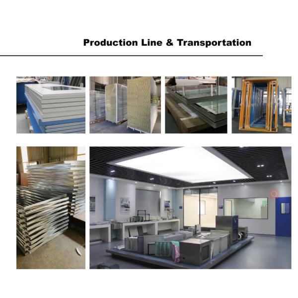 EPS / PUR / Poliuretano / Lana de roca / Silicio Roca Sala limpia Panel de sándwich aislado a prueba de fuego