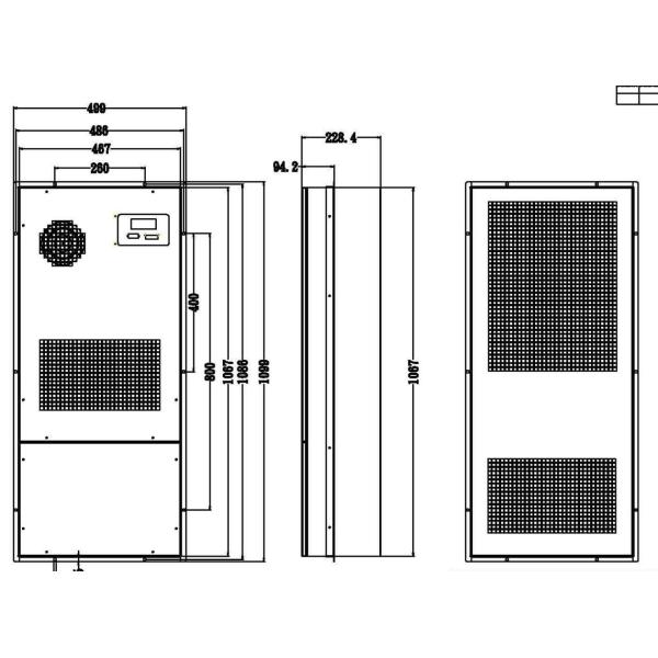 Кондиционер приложения DC 2000W электрический